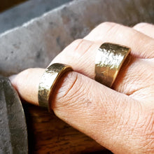 Load image into Gallery viewer, Rustic Brass Signet/Statement Ring