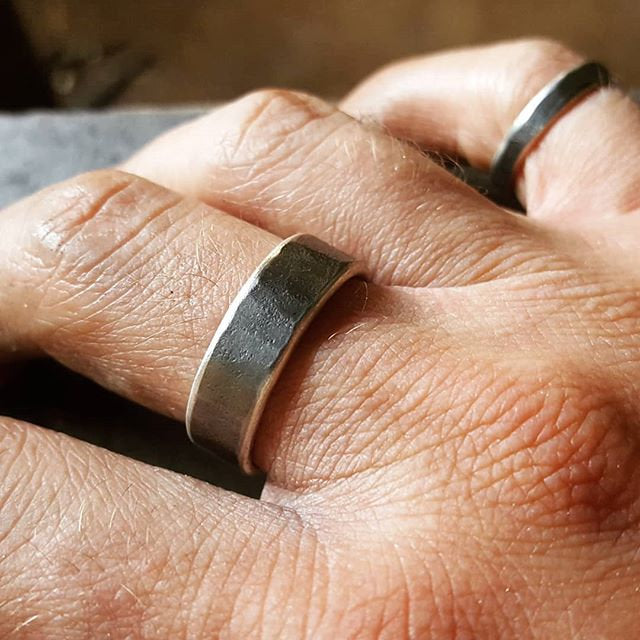 Iron Rings Iron Bangle For Protection Silver And Iron Ring