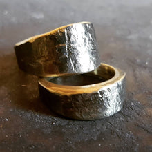 Load image into Gallery viewer, Rustic Brass Signet/Statement Ring