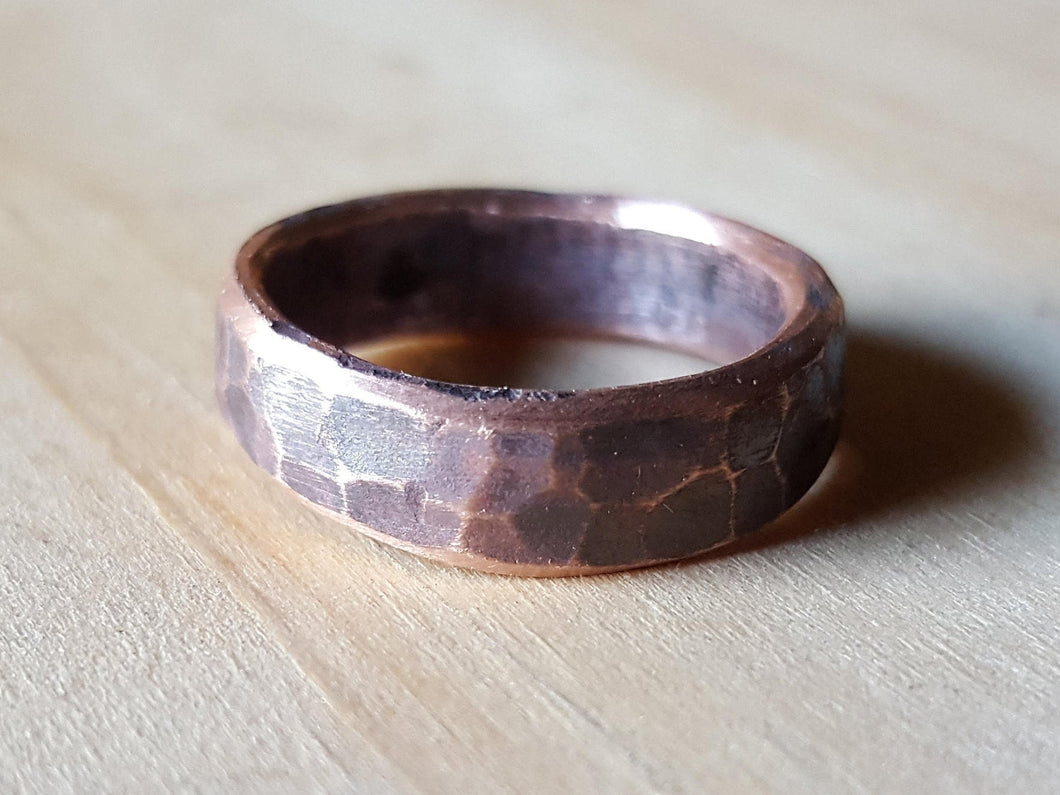 Hand Forged Copper Ring