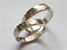 Load image into Gallery viewer, Sterling Silver Ring, Forged and Hammered