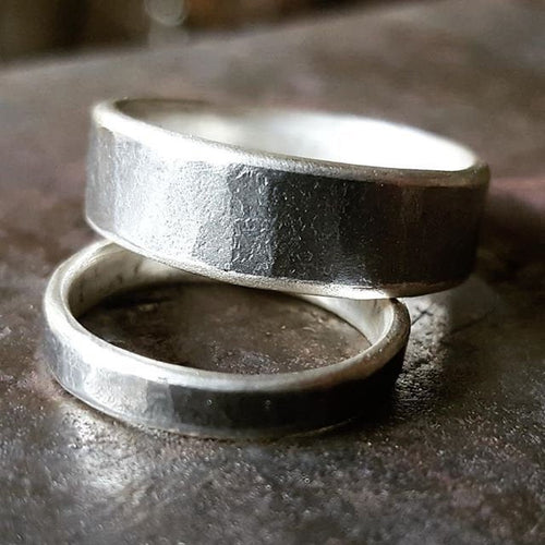 Silver and Iron ring