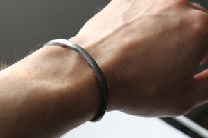 Thin Titanium Cuff Bracelet
