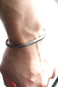 Thin Titanium Cuff Bracelet